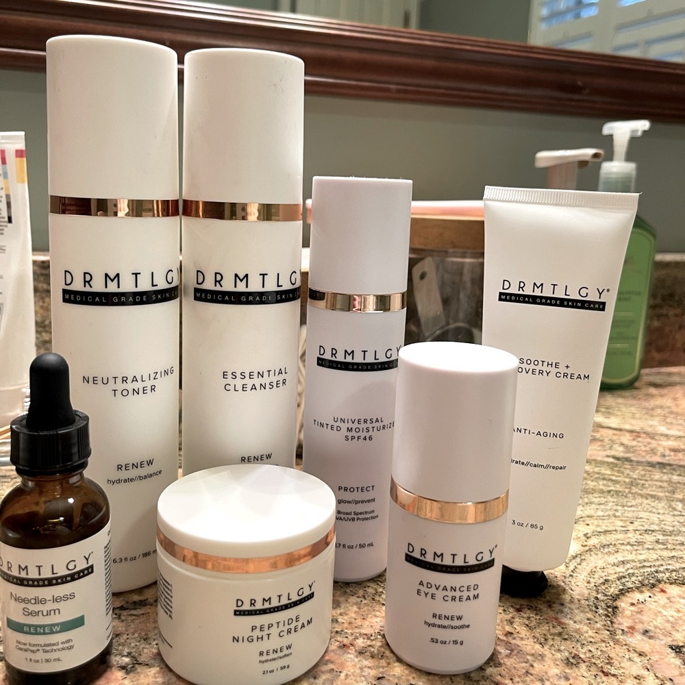 DRMTLGY skin care line